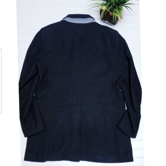 🎉All Saints Black Wool Button Coat Jacket🎉 - Picture 2 of 5